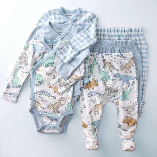 FALLON 3-Pack Footed Pants, Rawr Some Check - Pants - 5