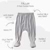 FALLON 3-Pack Footed Pants, Gray Twinkle - Pants - 6