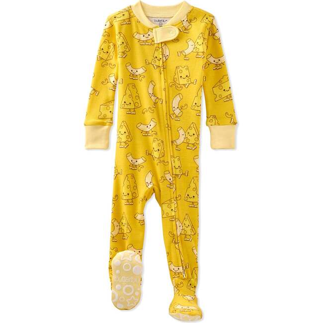 CRUZ Snug Fit Footed Sleeper, Mac to my Cheese