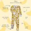 CRUZ Snug Fit Footed Sleeper, Peeling Good - Footie Pajamas - 3