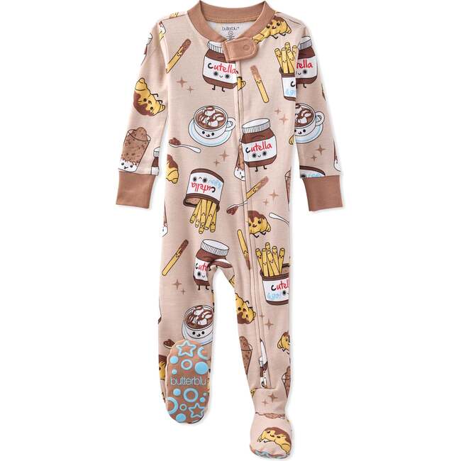 CRUZ Snug Fit Footed Sleeper, Choc Full of Cute