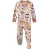 CRUZ Snug Fit Footed Sleeper, Choc Full of Cute - Footie Pajamas - 1 - thumbnail