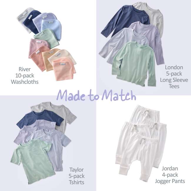 JORDAN 4-Pack Jogger Pants, Frost - Pants - 6