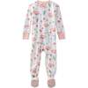 CRUZ Snug Fit Footed Sleeper, Floral Fields - Footie Pajamas - 4