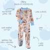 CRUZ Snug Fit Footed Sleeper, Milk N Cookie Crew - Footie Pajamas - 4