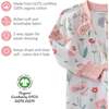 CRUZ Snug Fit Footed Sleeper, Floral Fields - Footie Pajamas - 6