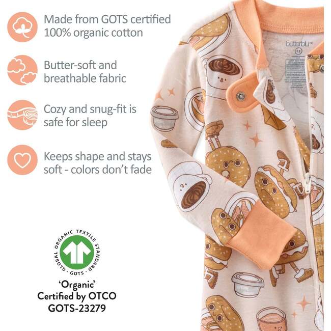 CRUZ Snug Fit Footed Sleeper, Schmear - Footie Pajamas - 7