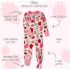 CRUZ Snug Fit Footed Sleeper, Berry Best - Footie Pajamas - 3