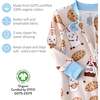 CRUZ Snug Fit Footed Sleeper, Milk N Cookie Crew - Footie Pajamas - 7