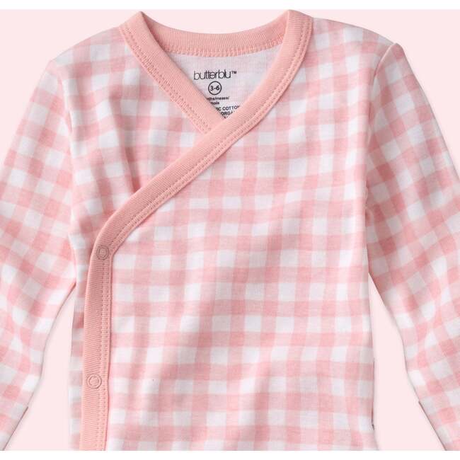 CHECK ME OUT BABY 6-Piece Gift Set, Pink Check - Mixed Apparel Set - 7