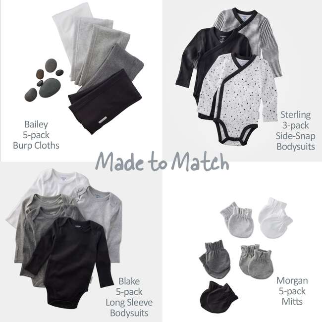 CHARLIE 5-Pack Caps, Stone - Hats - 4