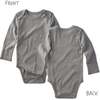 BLAKE 5-Pack Long Sleeve Bodysuit, Stone - Onesies - 4 - thumbnail