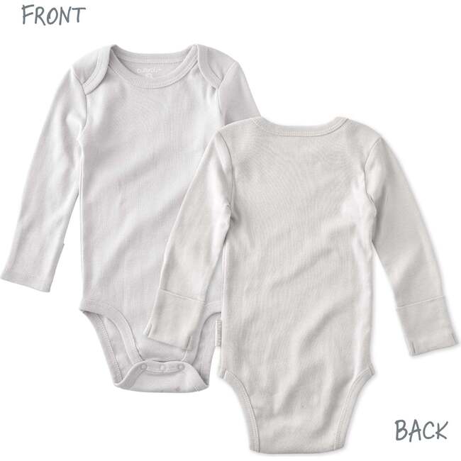BLAKE 10-Pack Long Sleeve Bodysuit, White - Onesies - 4