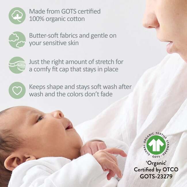 CHARLIE 5-Pack Caps, Seafoam - Hats - 5