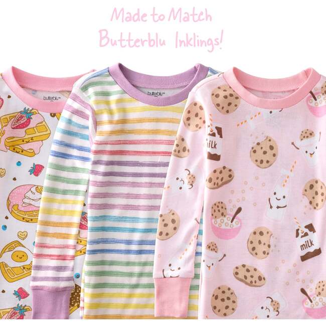 ZEN 2-Piece Pajama, Pink Milk N Cookies Crew - Pajamas - 7