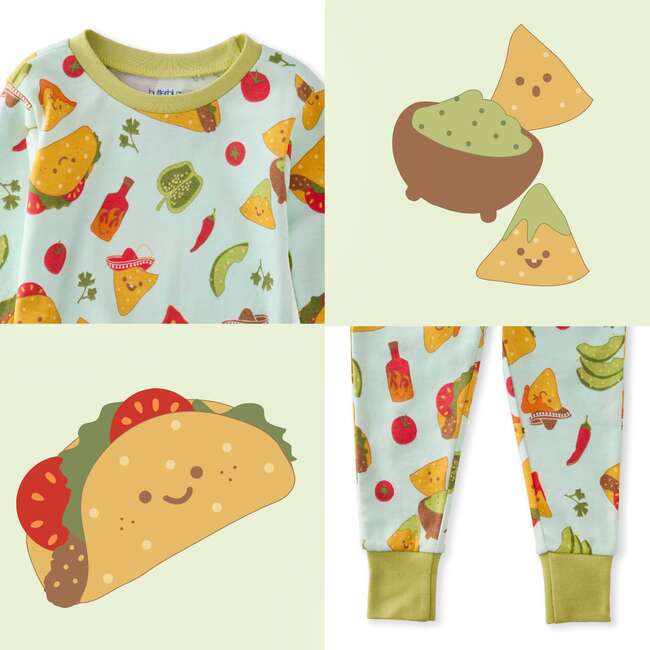 ZEN 2-Piece Pajama, Taco 'Bout Cute - Pajamas - 6