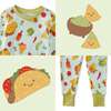 ZEN 2-Piece Pajama, Taco 'Bout Cute - Pajamas - 6 - thumbnail