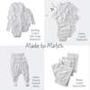 BLAKE 5-Pack Long Sleeve Bodysuits, White - Onesies - 6 - thumbnail