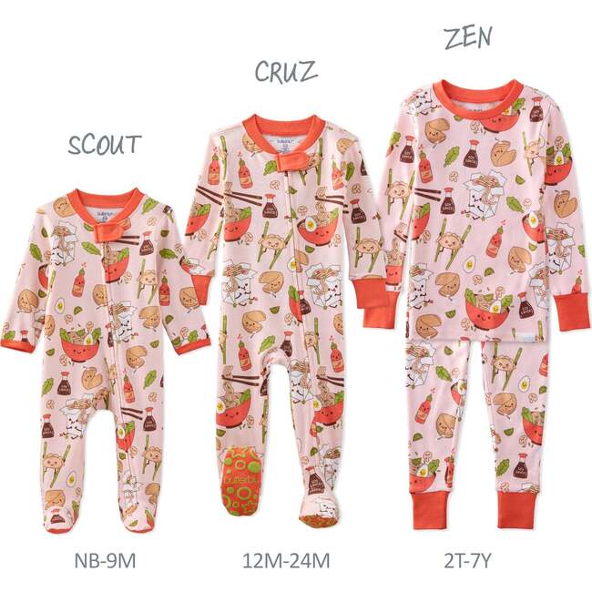 ZEN 2-Piece Pajama, Pink Dim Sum Fun - Pajamas - 4