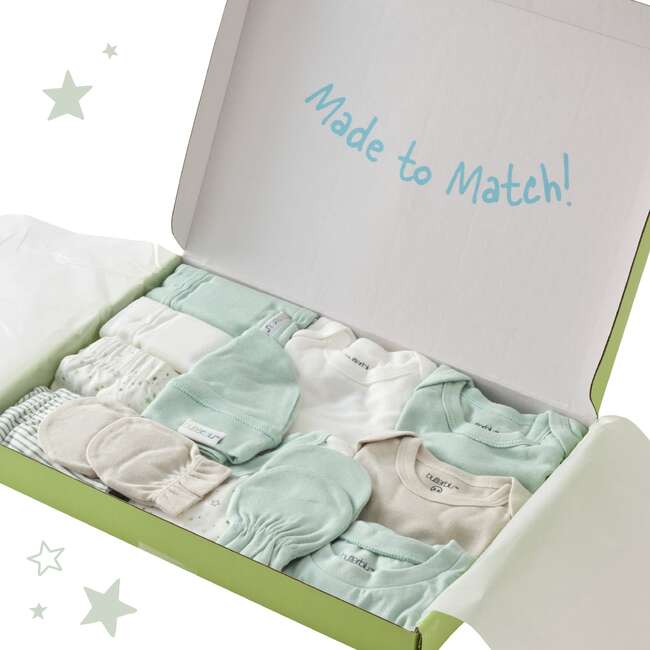 WELCOME HOME BABY 14-Piece Gift Set, Sage Twinkle