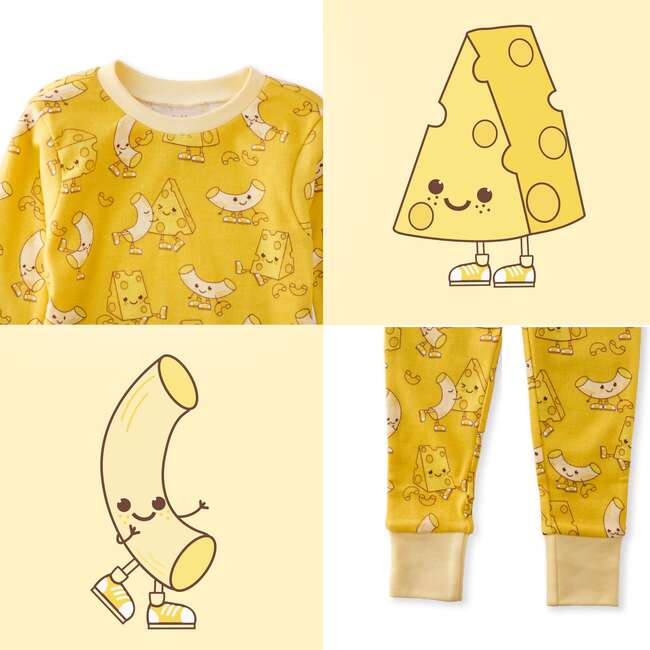ZEN 2-Piece Pajama, Mac to my Cheese - Pajamas - 6