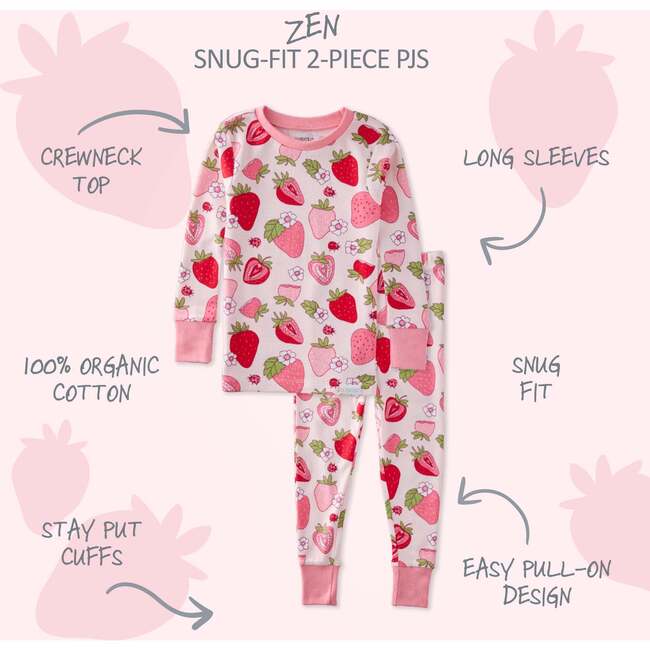 ZEN 2-Piece Pajama, Berry Best - Pajamas - 3