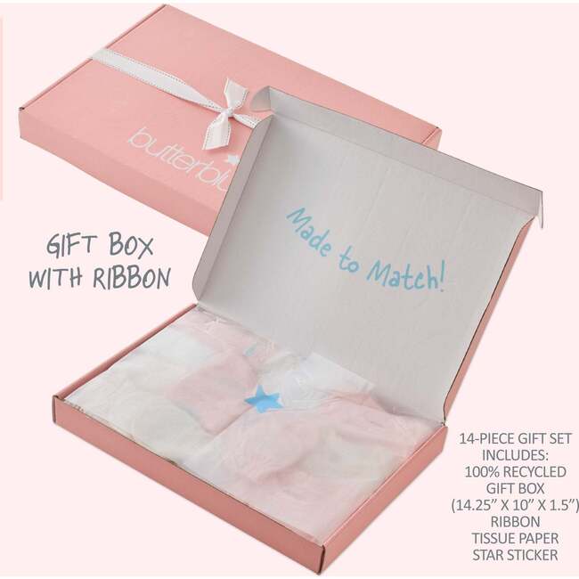 WELCOME HOME BABY 14-Piece Gift Set, Pink Twinkle - Mixed Apparel Set - 4