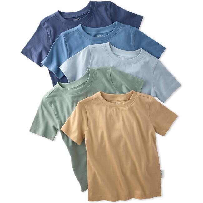 TAYLOR 5-Pack Short Sleeve T-Shirts, Terra