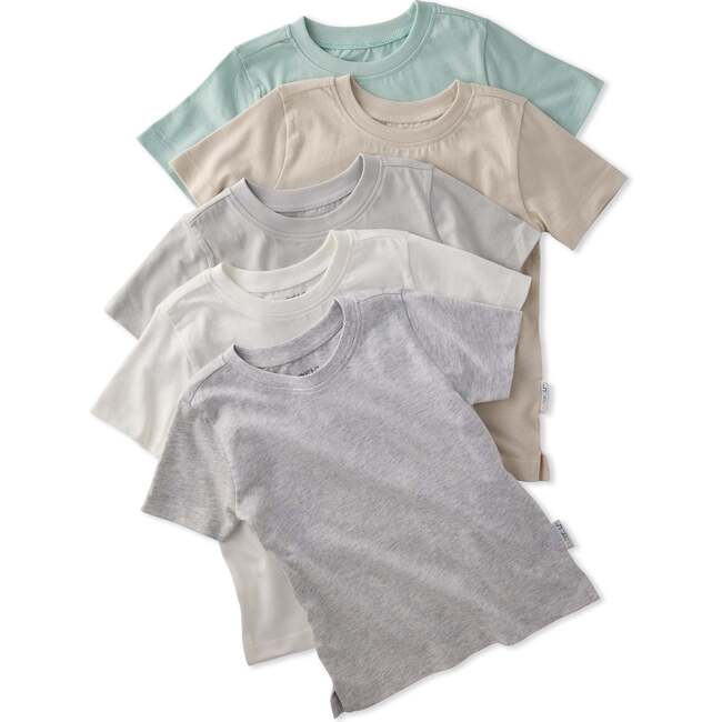TAYLOR 5-Pack Short Sleeve T-Shirts, Seafoam