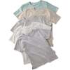TAYLOR 5-Pack Short Sleeve T-Shirts, Seafoam - T-Shirts - 1 - thumbnail