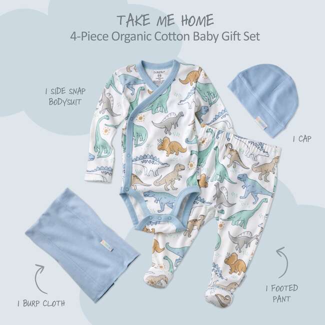 TAKE ME HOME BABY 4-Piece Gift Set, Rawr Some - Mixed Apparel Set - 3