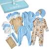 SWEET BEGINNINGS BABY 19-Piece Gift Set, Milk N Cookie Crew - Mixed Apparel Set - 1 - thumbnail