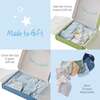 WELCOME HOME BABY 14-Piece Gift Set, Blue Twinkle - Mixed Apparel Set - 6