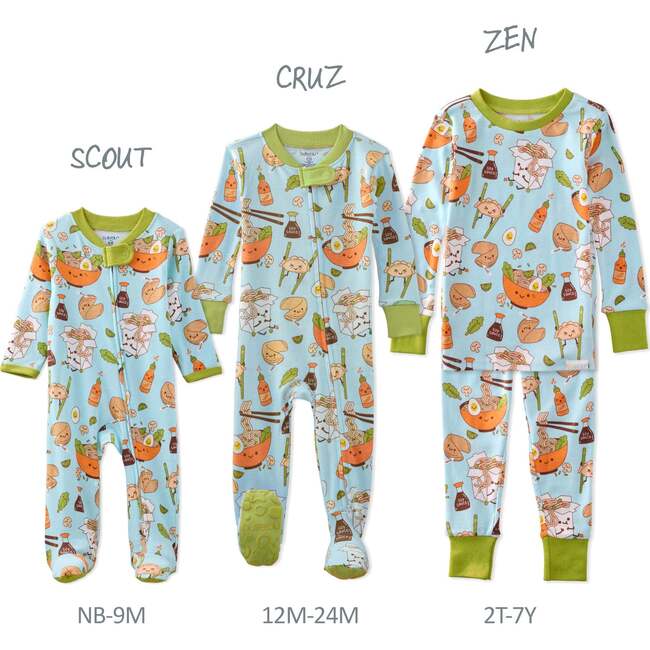 ZEN 2-Piece Pajama, Blue Dim Sum Fun - Pajamas - 5