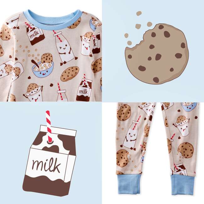 ZEN 2-Piece Pajama, Milk N Cookie Crew - Pajamas - 7