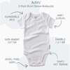 AVERY 5-Pack Short Sleeve Bodysuits, White - Onesies - 3