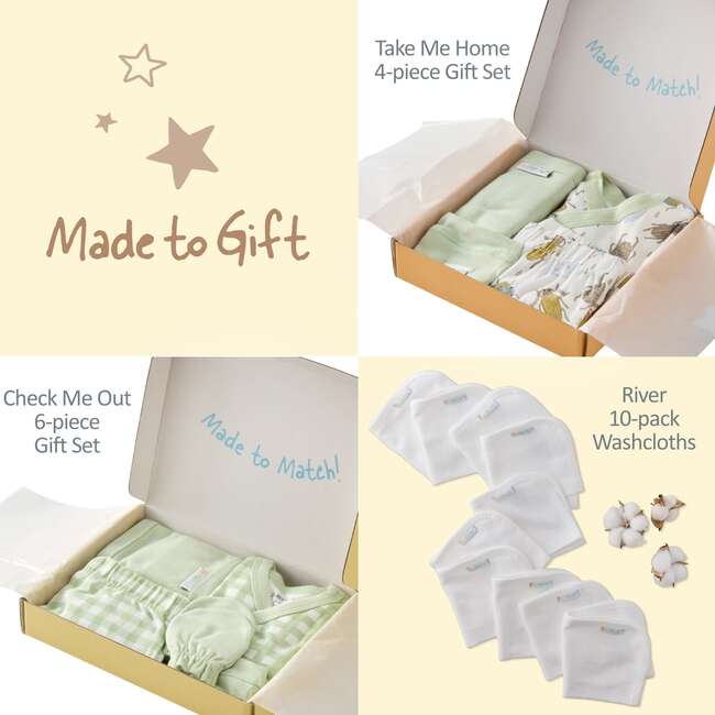 SWEET BEGINNINGS BABY 19-Piece Gift Set, Peeling Good - Mixed Apparel Set - 6