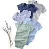 AVERY 5-Pack Short Sleeve Bodysuits, Frost - Onesies - 1 - thumbnail