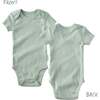 AVERY 5-Pack Short Sleeve Bodysuits, Seafoam - Onesies - 4