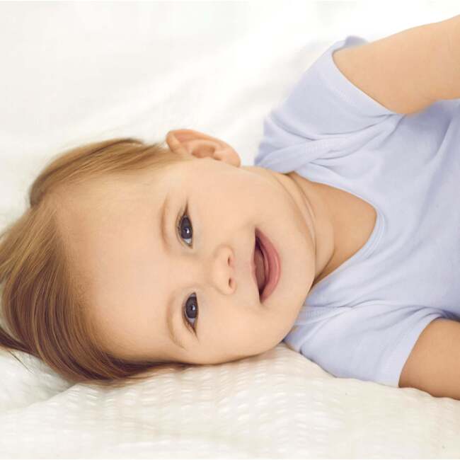 AVERY 5-Pack Short Sleeve Bodysuits, Frost