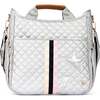 Crossbody Bag, Silver - Bags - 1 - thumbnail