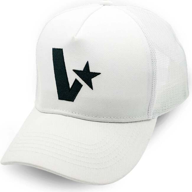 V Star Trucker Hat, Blue