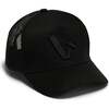 V Star Trucker Hat, Black - Hats - 1 - thumbnail