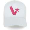 V Star Trucker Hat, Pink - Hats - 2