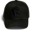 V Star Trucker Hat, Black - Hats - 2 - thumbnail
