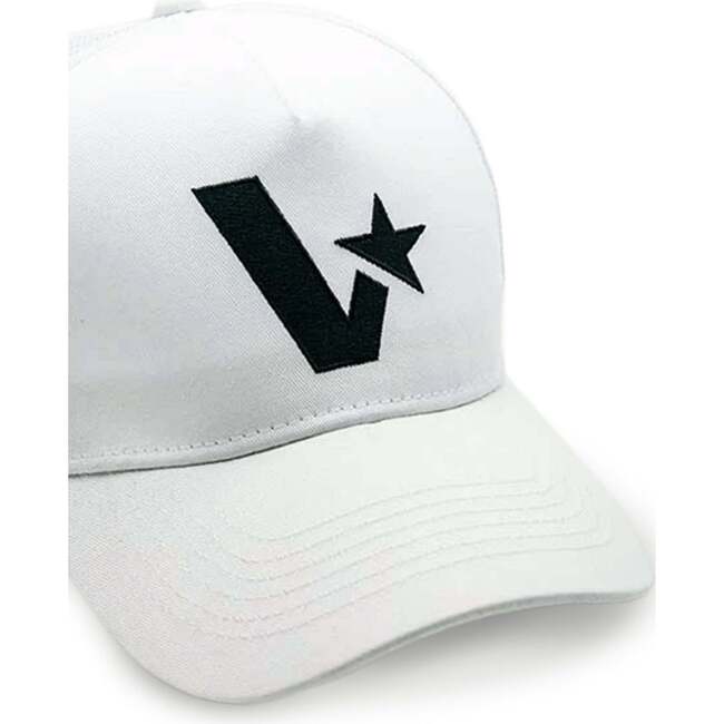 V Star Trucker Hat, Blue - Hats - 3
