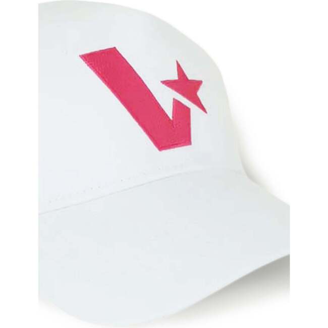 V Star Trucker Hat, Pink - Hats - 3