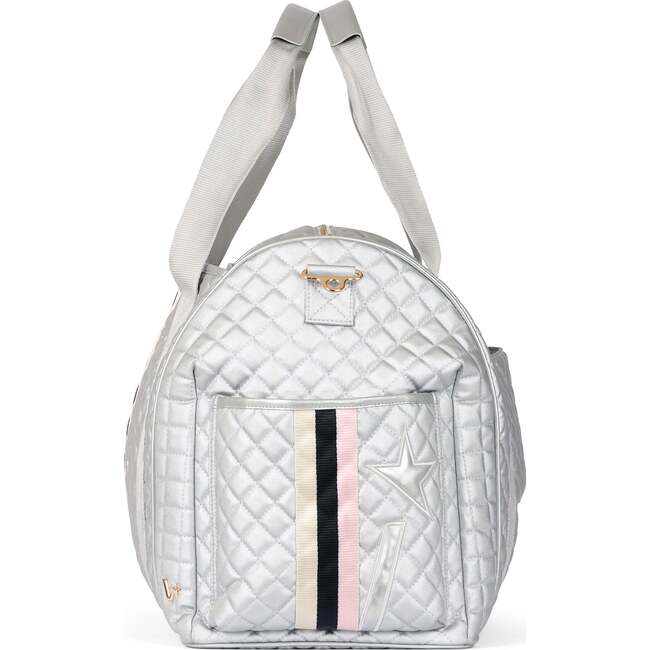 Weekender Bag, Silver - Bags - 3