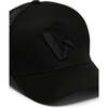 V Star Trucker Hat, Black - Hats - 3 - thumbnail