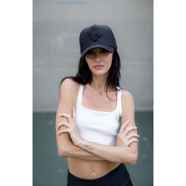 V Star Trucker Hat, Black - Hats - 5